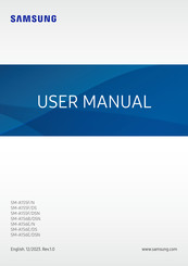 Samsung SM-A156E/DSN User Manual