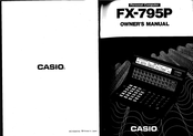 Casio FX-795P Owner's Manual