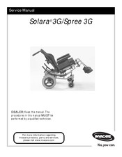 Invacare Solara Spree 3G Service Manual