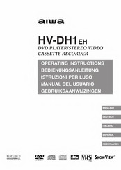Aiwa HV-DH1 EH Operating Instructions Manual
