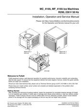 Follett MCE414A S Series Installation, Operation And Service Manual