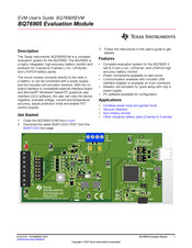 Texas Instruments BQ76905 User Manual