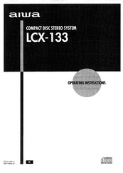 Aiwa LCX-133K Operating Instructions Manual