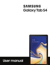 Samsung Galaxy Tab S4 User Manual