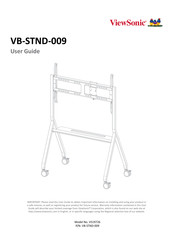 ViewSonic VB-STND-009 User Manual