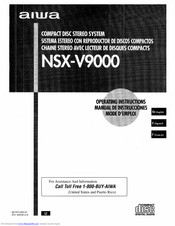 Aiwa NSX-V9000 Operating Instructions Manual