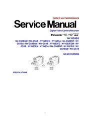 Panasonic NV-GS5EG Service Manual