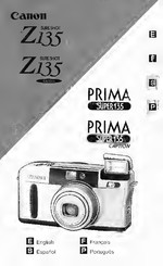 Canon PRIMA Super 135 Caption Manual
