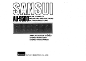 Sansui AU-9500 Operating Instructions Manual