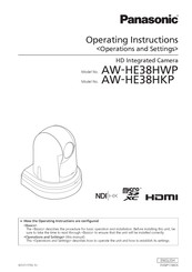 Panasonic AW-HE38HWP Operating Instructions Manual