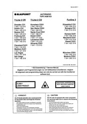 Blaupunkt ALICANTE Alicante CD31 Service Manual