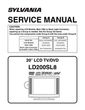 Sylvania LD200SL8 Service Manual