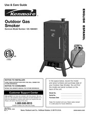 Kenmore 125.15884801 Use & Care Manual