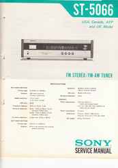 Sony ST-5066 Service Manual