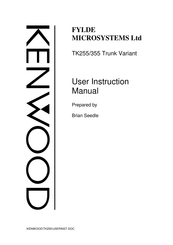 Kenwood TK255 User Instruction Manual