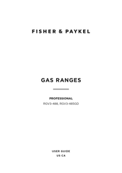 Fisher & Paykel PROFESSIONAL RGV3488L User Manual