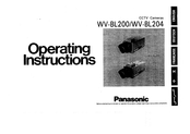 Panasonic WV-BL204 Operating Instructions Manual