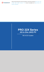 MSI Pro 22XT 10M i5-10400 Manual