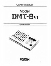 Fostex DMT-8VL Owner's Manual