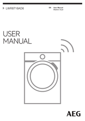 AEG LWR8716AD6 User Manual