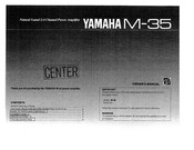 Yamaha M-35 Owner's Manual