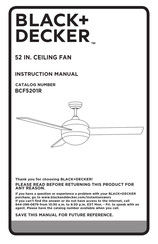 Black & Decker BCF5201R Instruction Manual