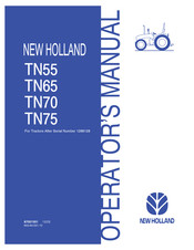 New Holland TN55 TN65 TN70 TN75 Operator's Manual
