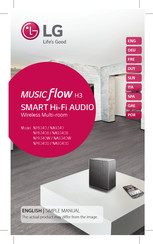 LG musicflow H3 NP8340D Simple Manual