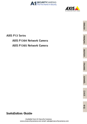 Axis P1365 Installation Manual