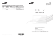 Samsung 8000 User Manual