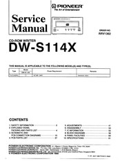 Pioneer DW-S114X Service Manual