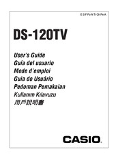 Casio DS-120TV User Manual