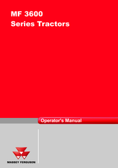 MASSEY FERGUSON MF 3600 Series Operator's Manual