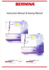 Bernina virtuosa 150 Instruction Manual & Sewing Manual