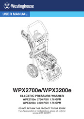 Westinghouse WPX2700e User Manual
