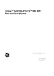 GE Innova GS 630 Preinstallation Manual
