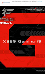 ASROCK Profess1onal X299 Gaming i9 User Manual