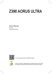 Gigabyte Z390 AORUS ULTRA User Manual