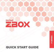 Zotac ZBOX P Series Quick Start Manual