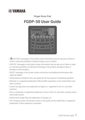 Yamaha FGDP-50 User Manual
