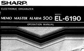 Sharp EL-6190 Operation Manual
