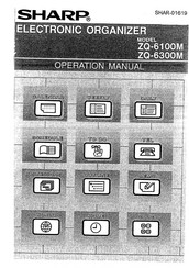 Sharp ZQ-6100M Operation Manual