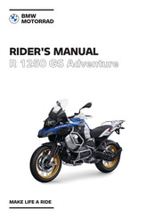 BMW R 1250 GS Adventure HP Rider's Manual