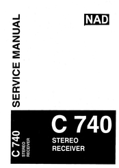 NAD C740 Service Manual