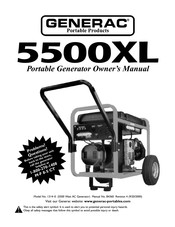 Generac Power Systems 5500XL Owner's Manual