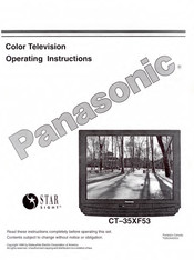 Panasonic CT-35XF53 Operating Instructions Manual