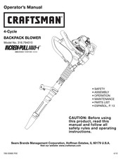 Craftsman INCREDI-PULL 316.794010 Operator's Manual