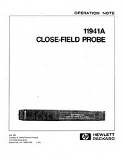 HP 11941A Operation Note