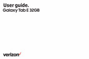 Samsung Galaxy Tab E 32GB User Manual