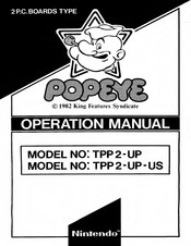 Nintendo POPEYE TPP2-UP-US Operation Manual